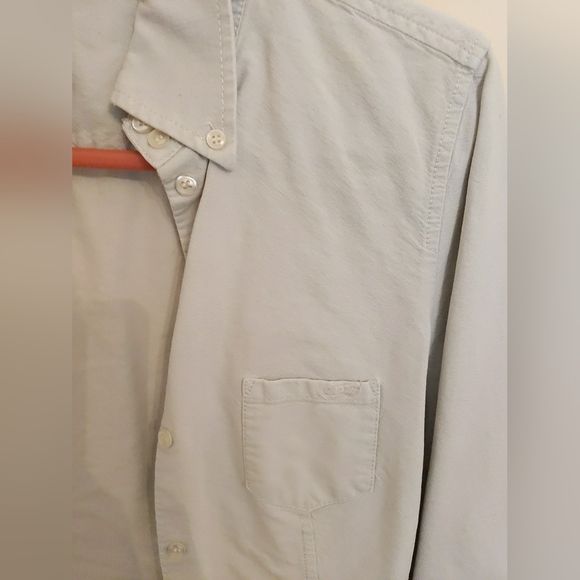 Espirit Women's Blouse Button Down 3/4 Length Sleeve Blue Size Small S Collared - Picture 3 of 6